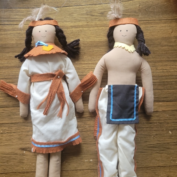 Overly-Raker vintage native American dolls - Picture 1 of 7